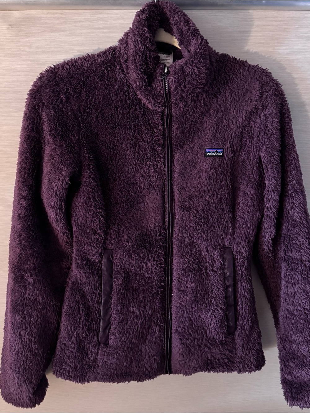 Patagonia Women’s Plush Teddy Jacket in Deep Plum